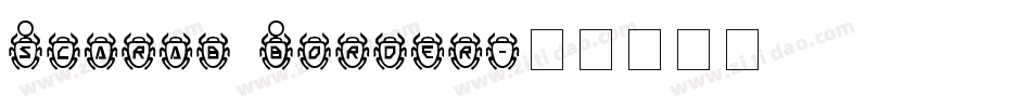 Scarab Border字体转换